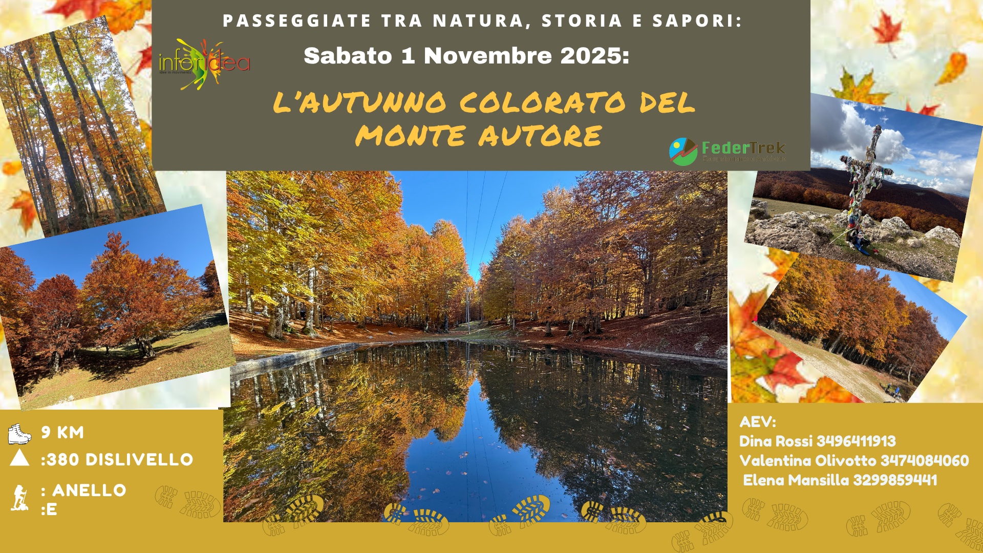 Sabato 1 Novembre 2025 L’autunno colorato del Monte Autore