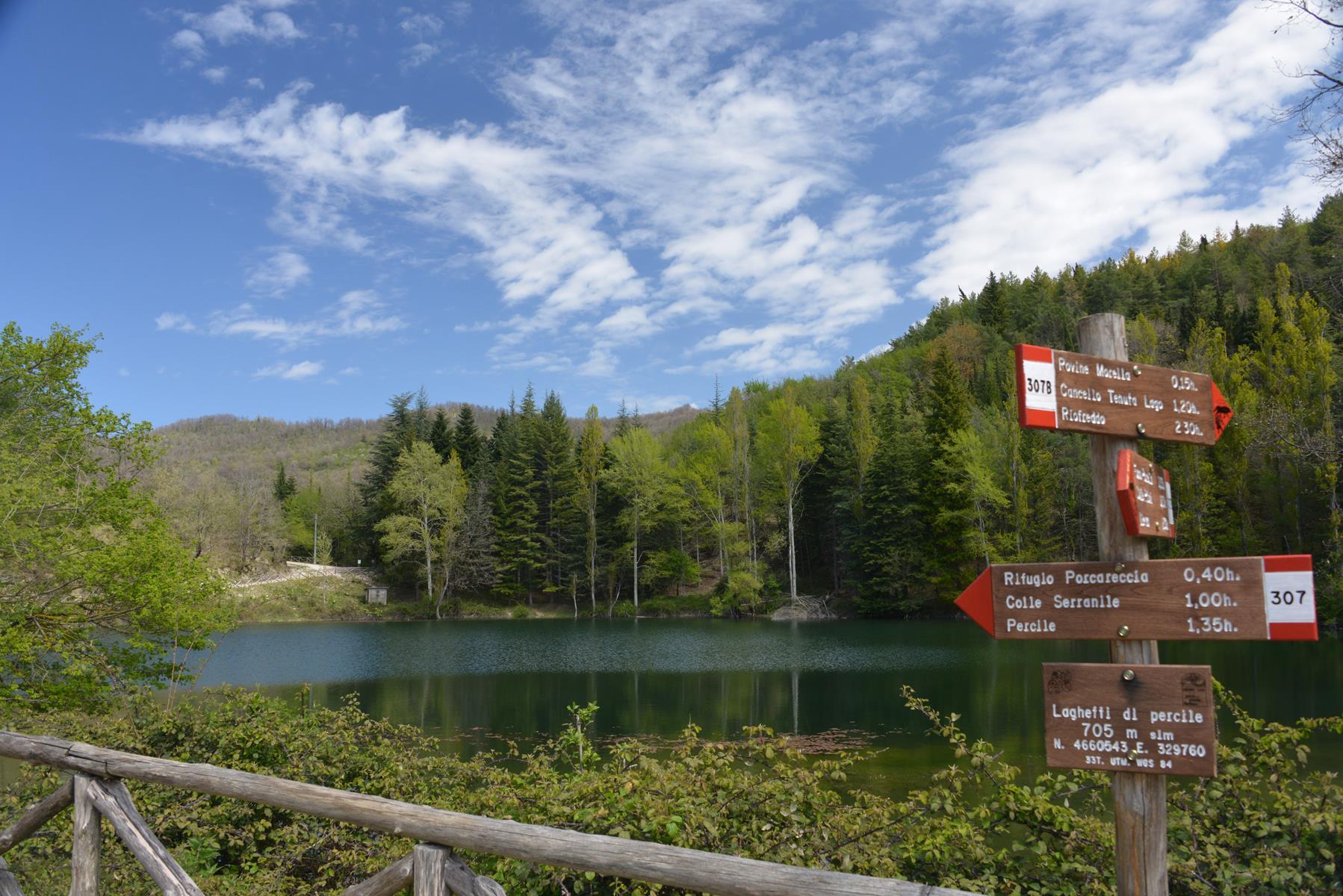 rieserva naturale monti lucretili - laghetti di percile